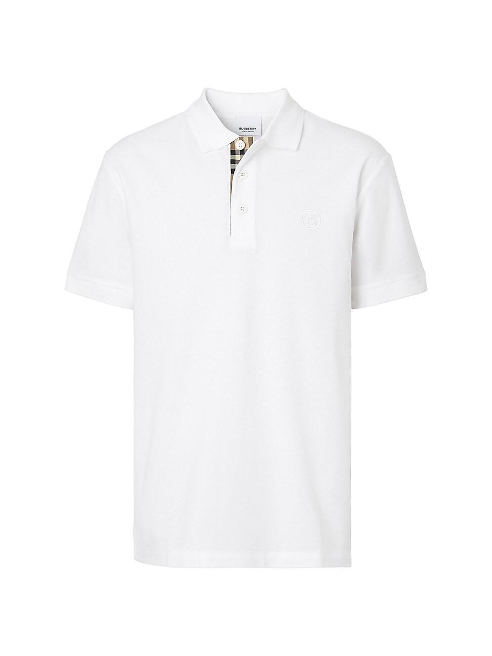 Mens Eddie Piqu Polo Shirt Product Image