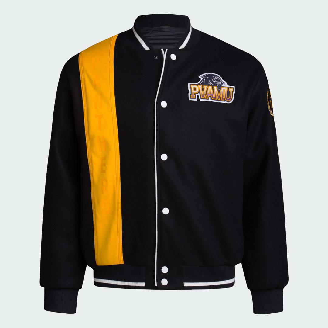 adidas Prairie View A&M Dugout Jacket Black L Mens product image