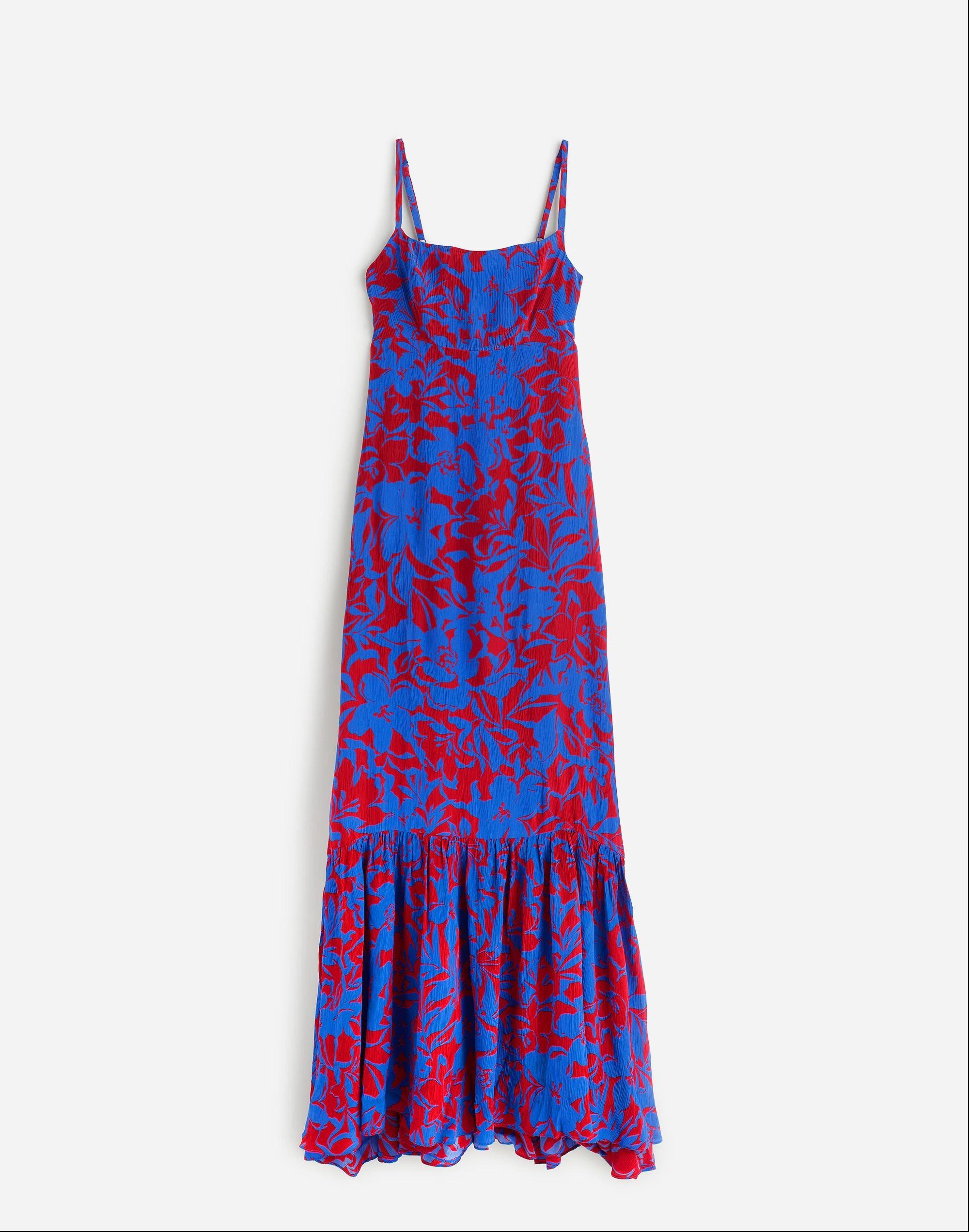 Empire-Waist Tank Maxi Dress in Floral Product Image