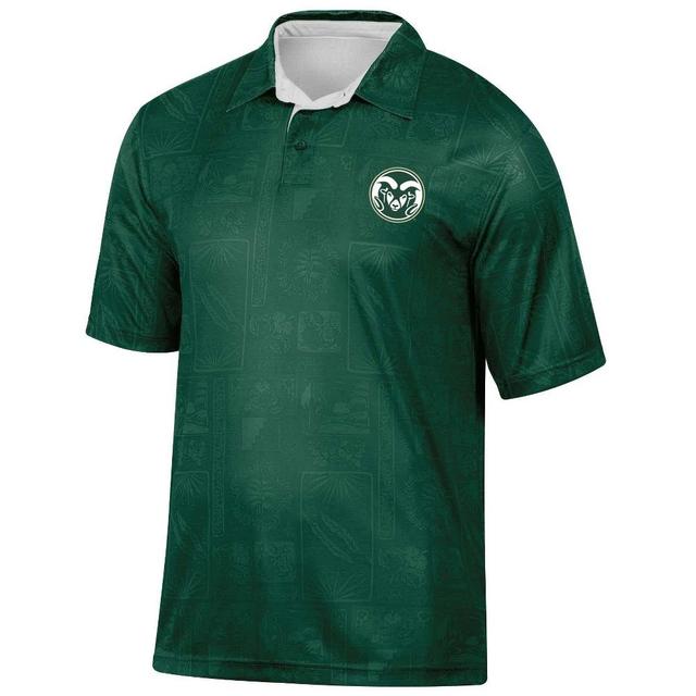 NCAA Colorado State Rams Mens Tropical Polo T-Shirt Product Image