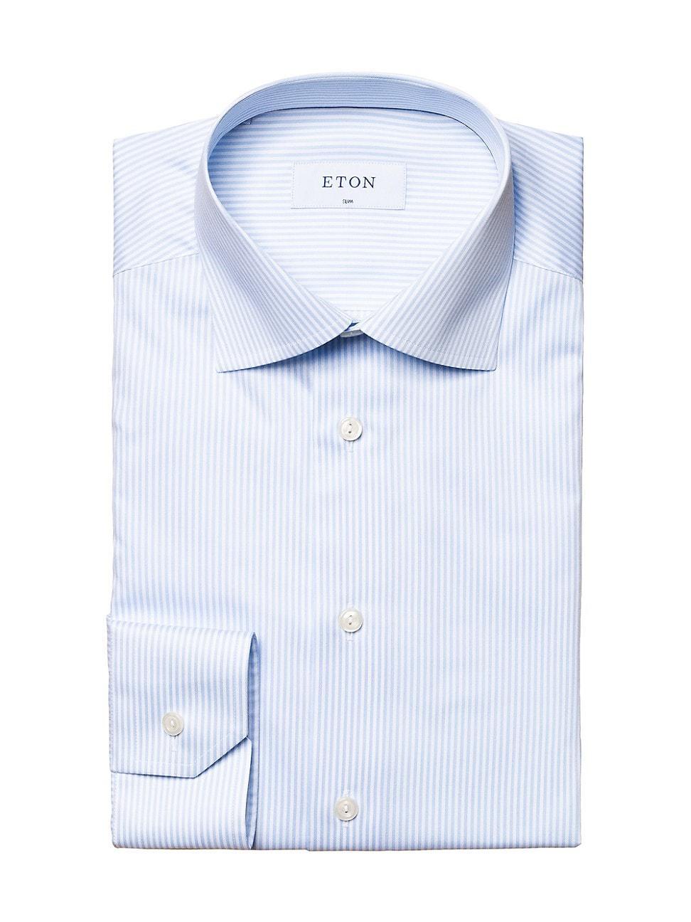 Eton Contemporary Fit Bengal Stripe Dress Shirt Product Image