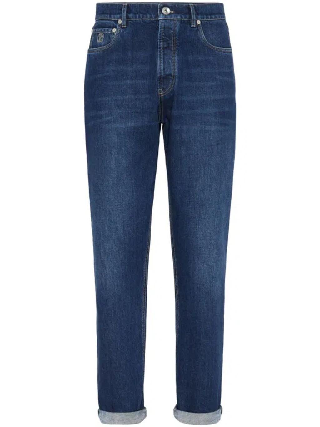 BRUNELLO CUCINELLI Iconic Fit Denim Jeans In Blue Product Image