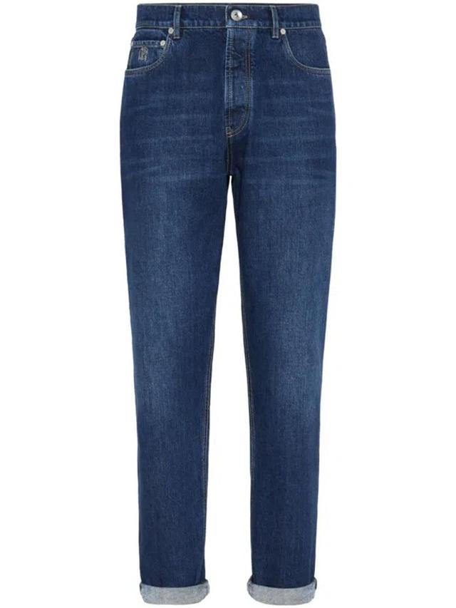 BRUNELLO CUCINELLI Iconic Fit Denim Jeans In Blue Product Image