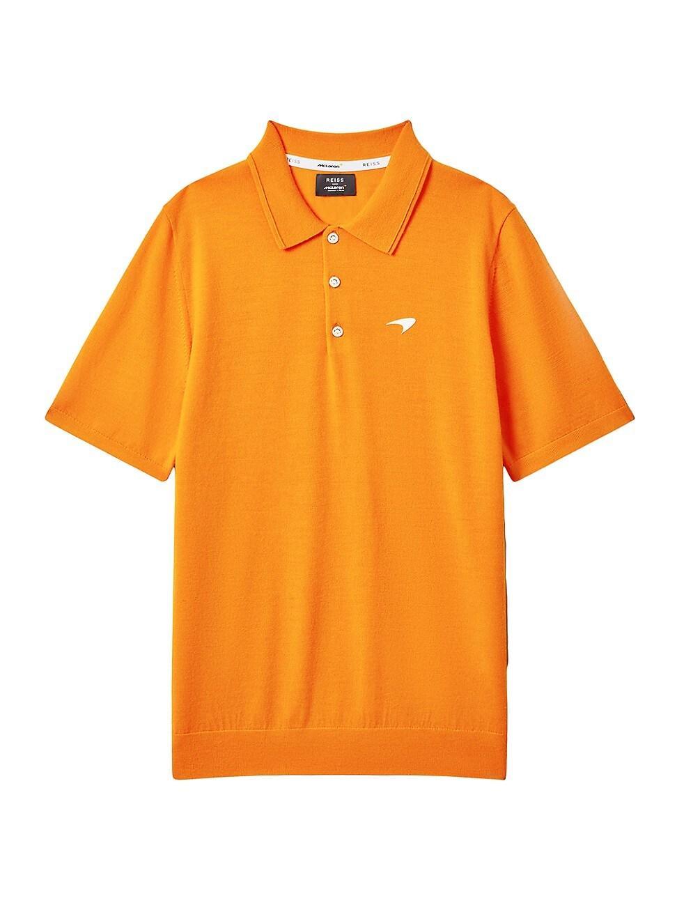 Mens Reiss x McLaren F1 Team Malden Wool Polo Shirt Product Image