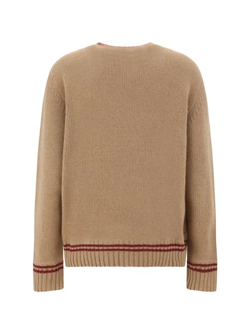 Knitwear In Cammello+amaranto Product Image