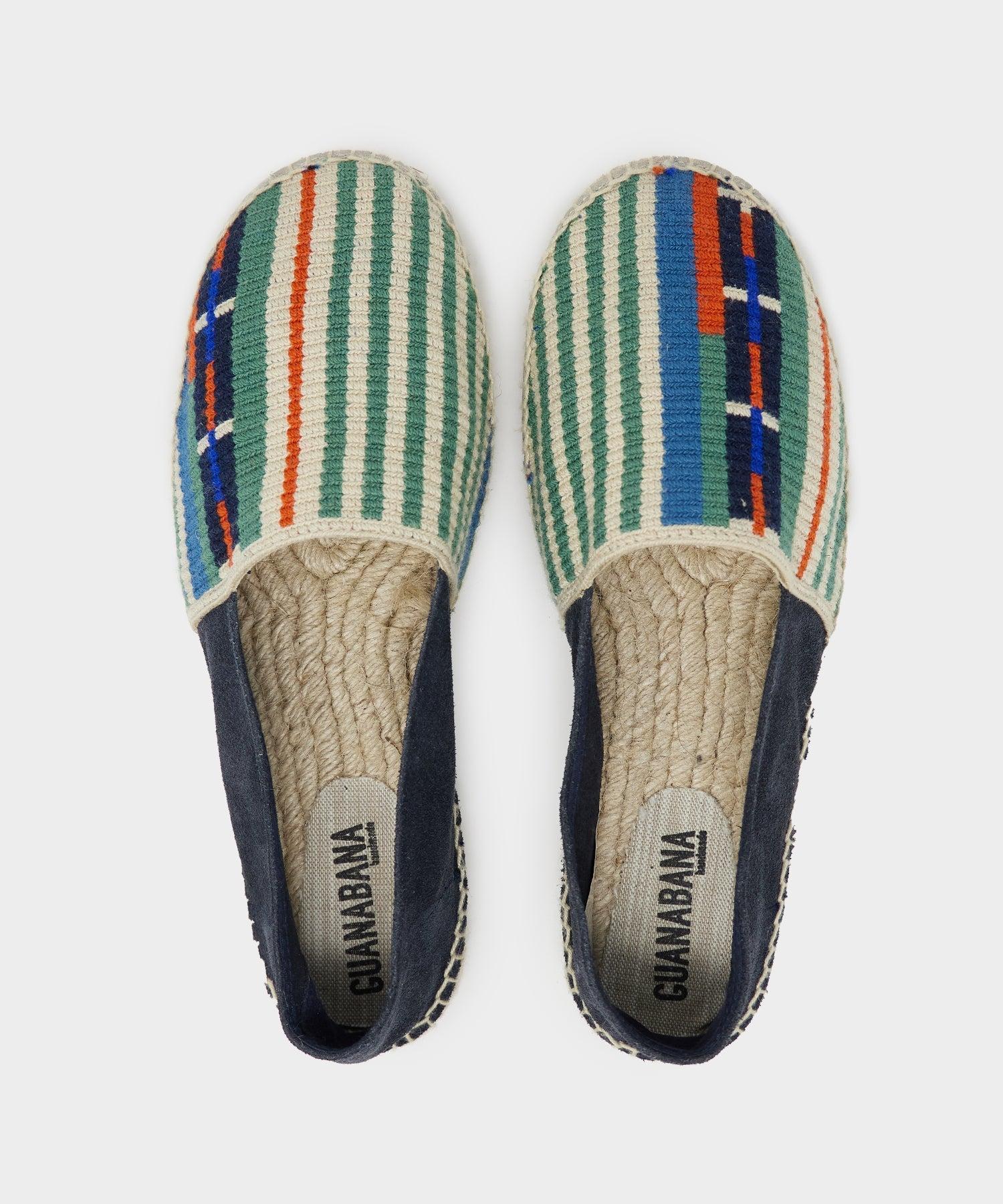 Guanbana Espadrilles in Jade Stripe Product Image