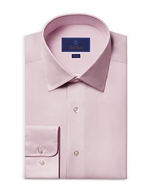 David Donahue Trim Fit Royal Oxford Dress Shirt Product Image