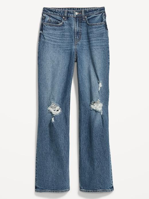 Curvy Extra High-Waisted Wide-Leg Jeans Product Image