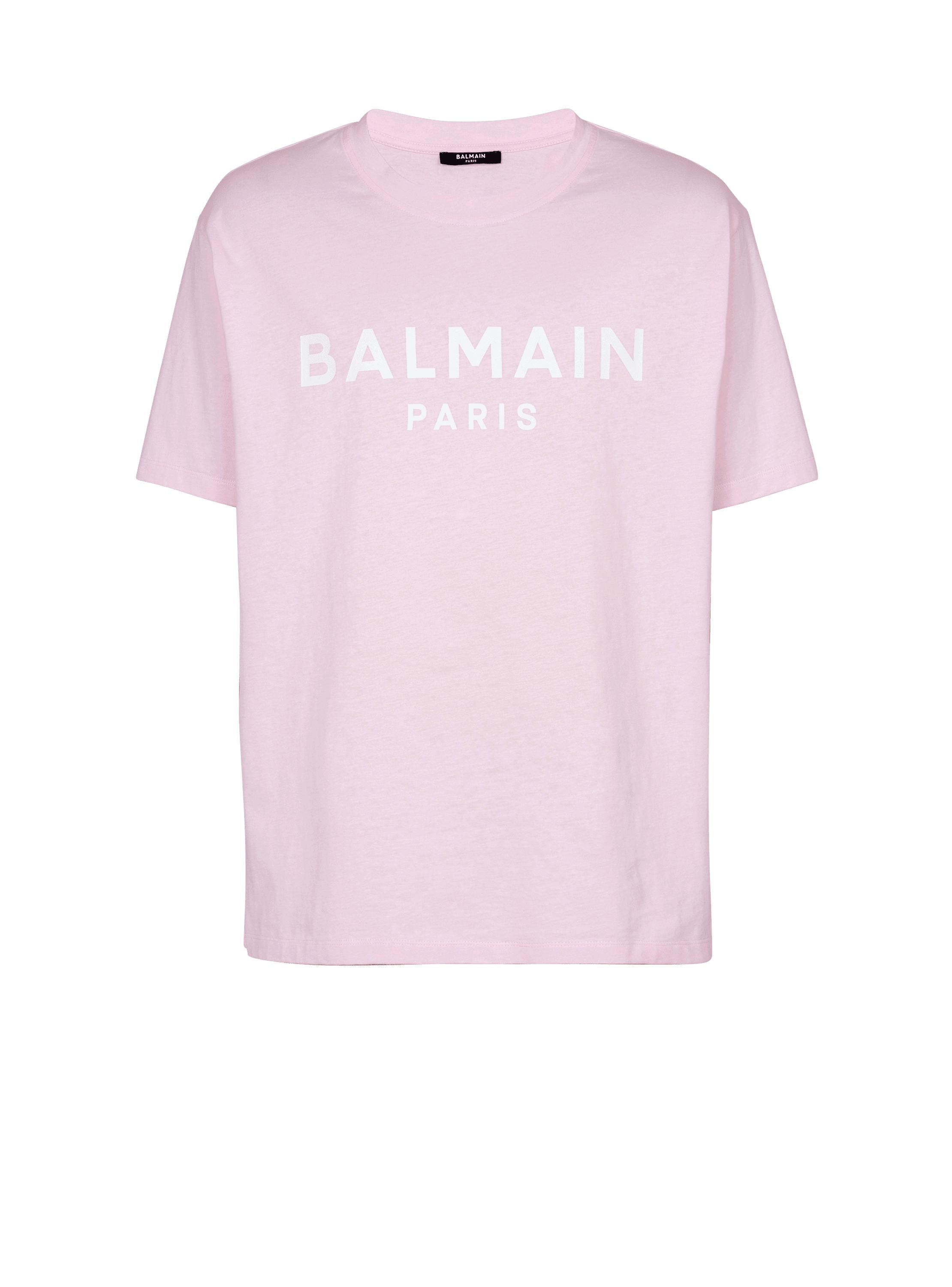 Printed Balmain Paris short-sleeved T-shirt Product Image