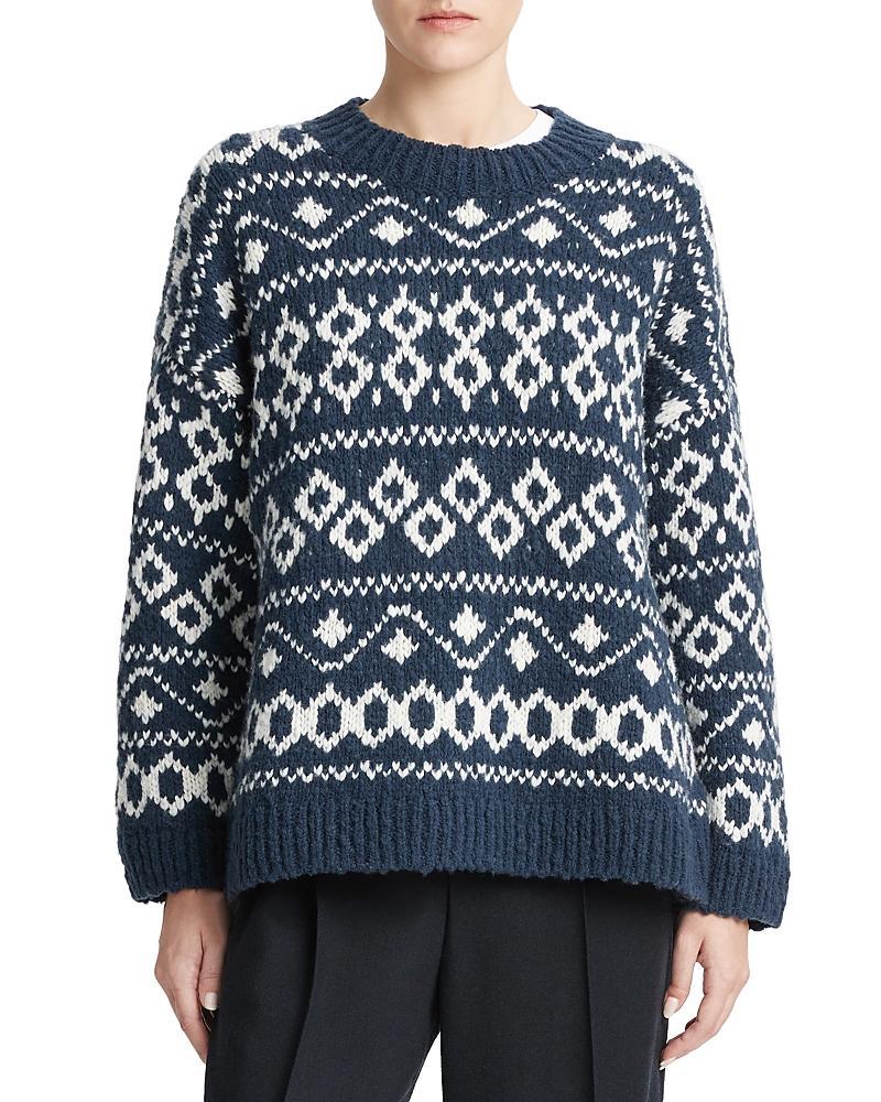 Vince Nordic Fair Isle Crewneck Sweater Product Image