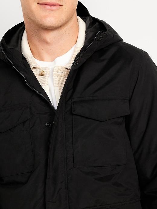 Water-Resistant Tech Utility Jacket Product Image