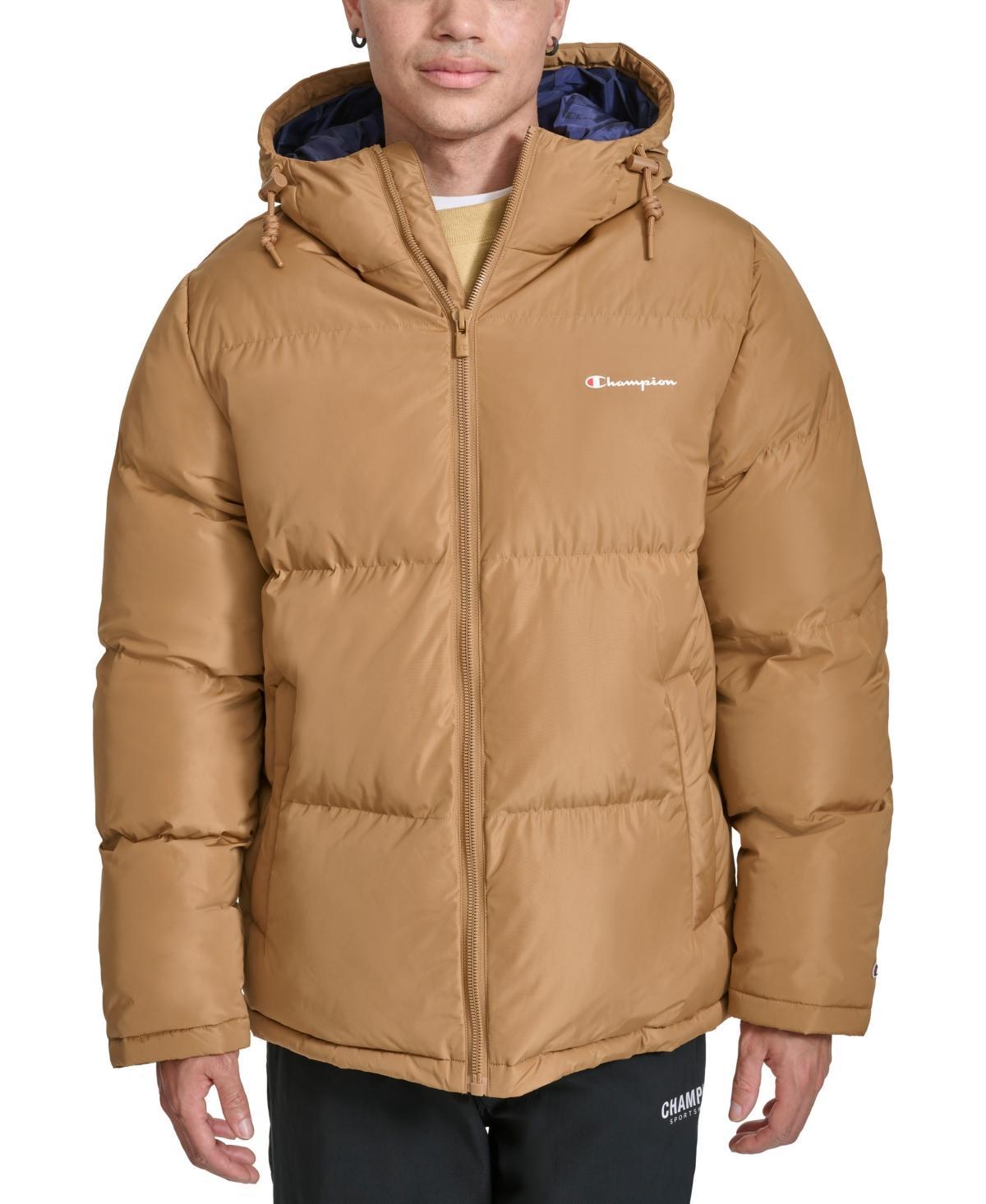 Champion Mens Quilted Full-Zip Hooded Puffer Jacket Product Image