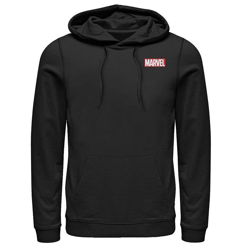 Mens Marvel Classic Bold Logo Hoodie Black Product Image