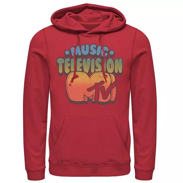 Mens MTV Logo Bubble Balloon Font Style Hoodie Product Image