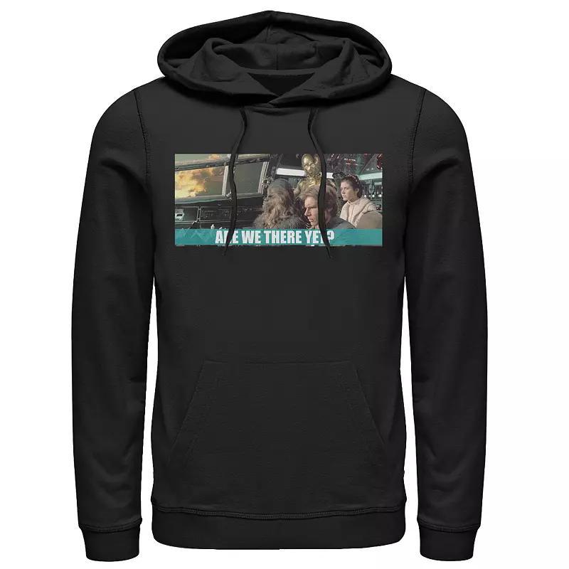 Mens Star Wars Are We There Yet Hoodie Black Product Image