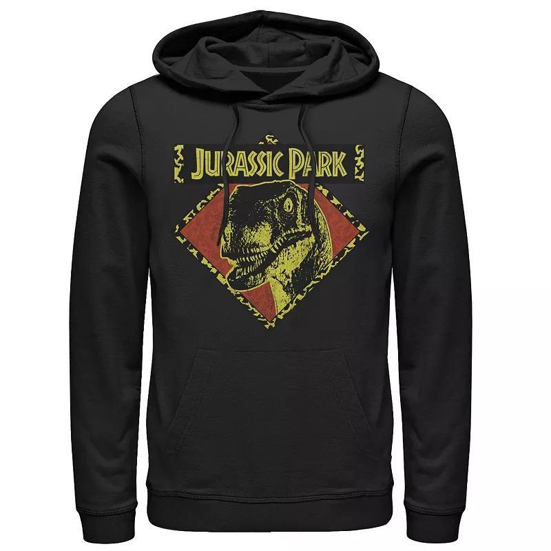 Mens Jurassic Park Distress Raptor Stare Pullover Graphic Hoodie Product Image