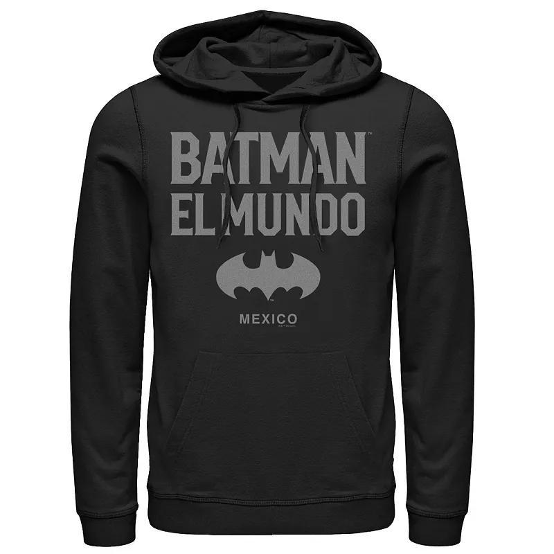 Mens Batman: El Mundo Mexico Icon Logo Hoodie Product Image