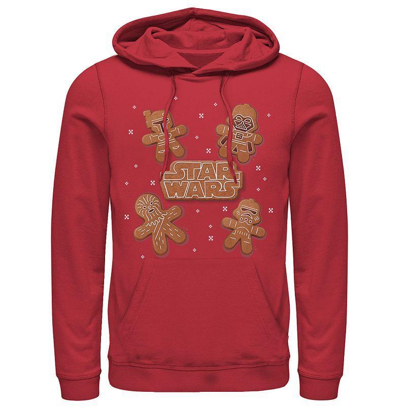 Mens Star Wars Gingerbread Crew Graphic Pullover Hoodie Product Image