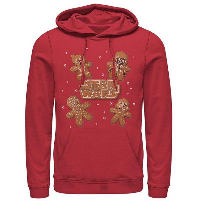 Mens Star Wars Gingerbread Crew Graphic Pullover Hoodie Product Image