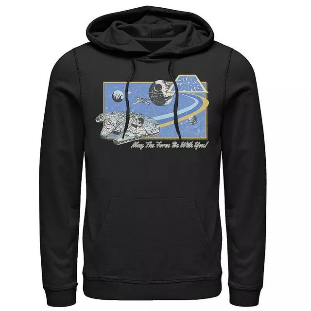 Mens The Legend Of Zelda Circle Emblem Logo Hoodie Blue Product Image