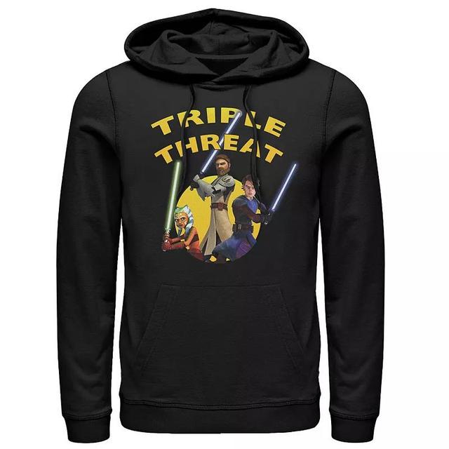 Mens Star Wars: Clone Wars Group Shot Triple Threat Hoodie Product Image