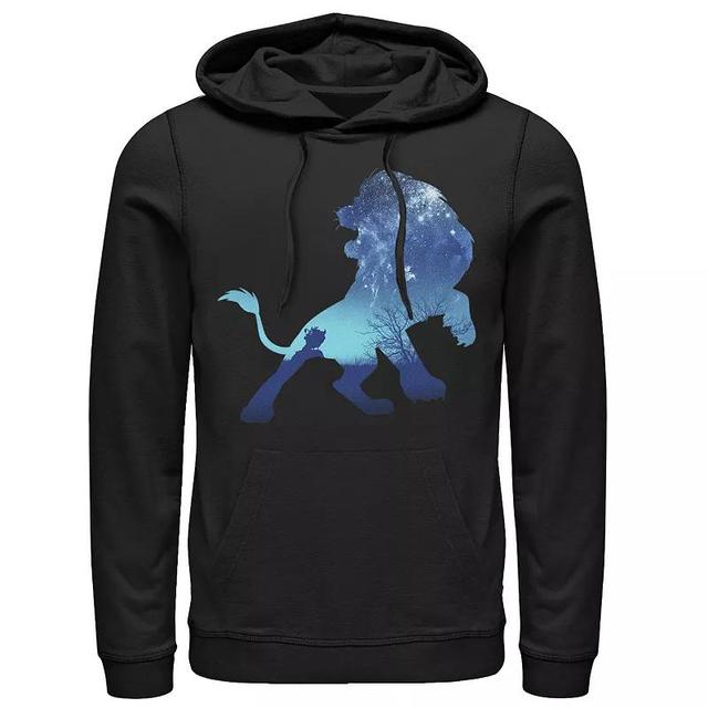 Disneys Lion King Simba Sky Silhouette Mens Hoodie Product Image