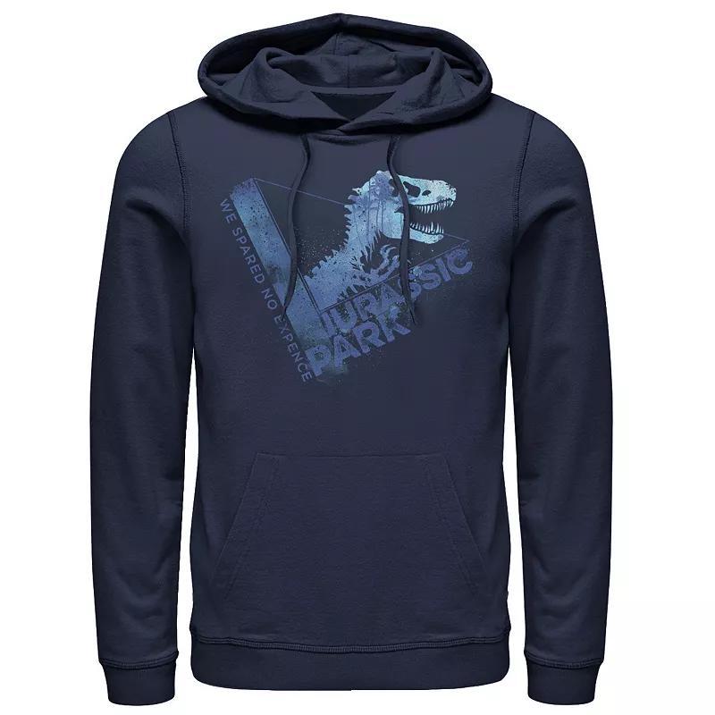 Mens Jurassic Park We Spared No Expense Blue Mist Pullover Hoodie Product Image