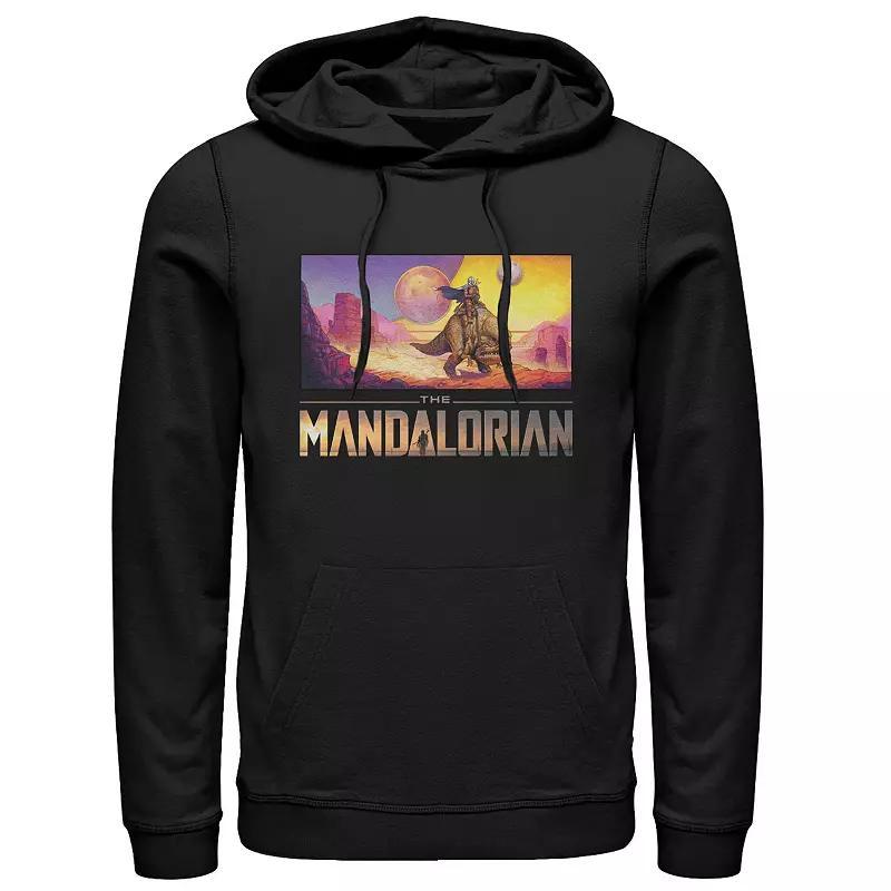 Mens Star Wars The Mandalorian Dreamscape Journey Graphic Hoodie Product Image