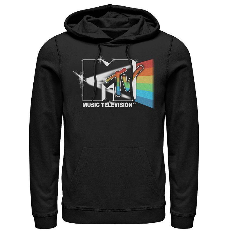 Mens MTV Music Television Logo Pink Floyd Prism Hoodie Product Image