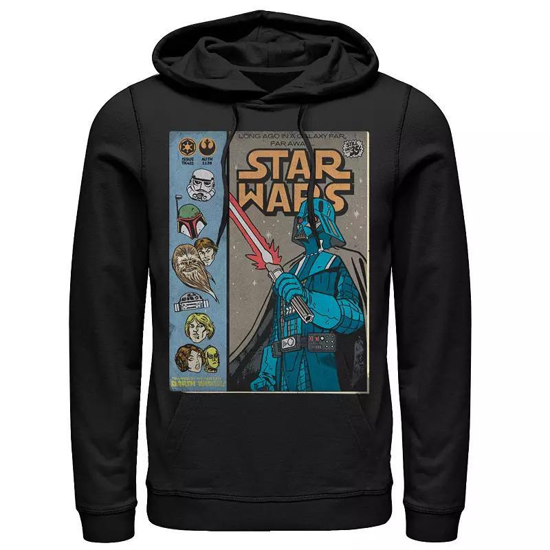 Mens Star Wars Retro Comic Book Graphic Hoodie Product Image