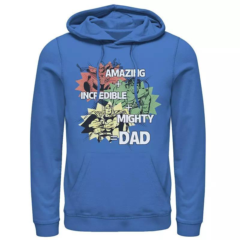 Mens Marvel Avengers Fathers Day Dad Qualities Hoodie Product Image