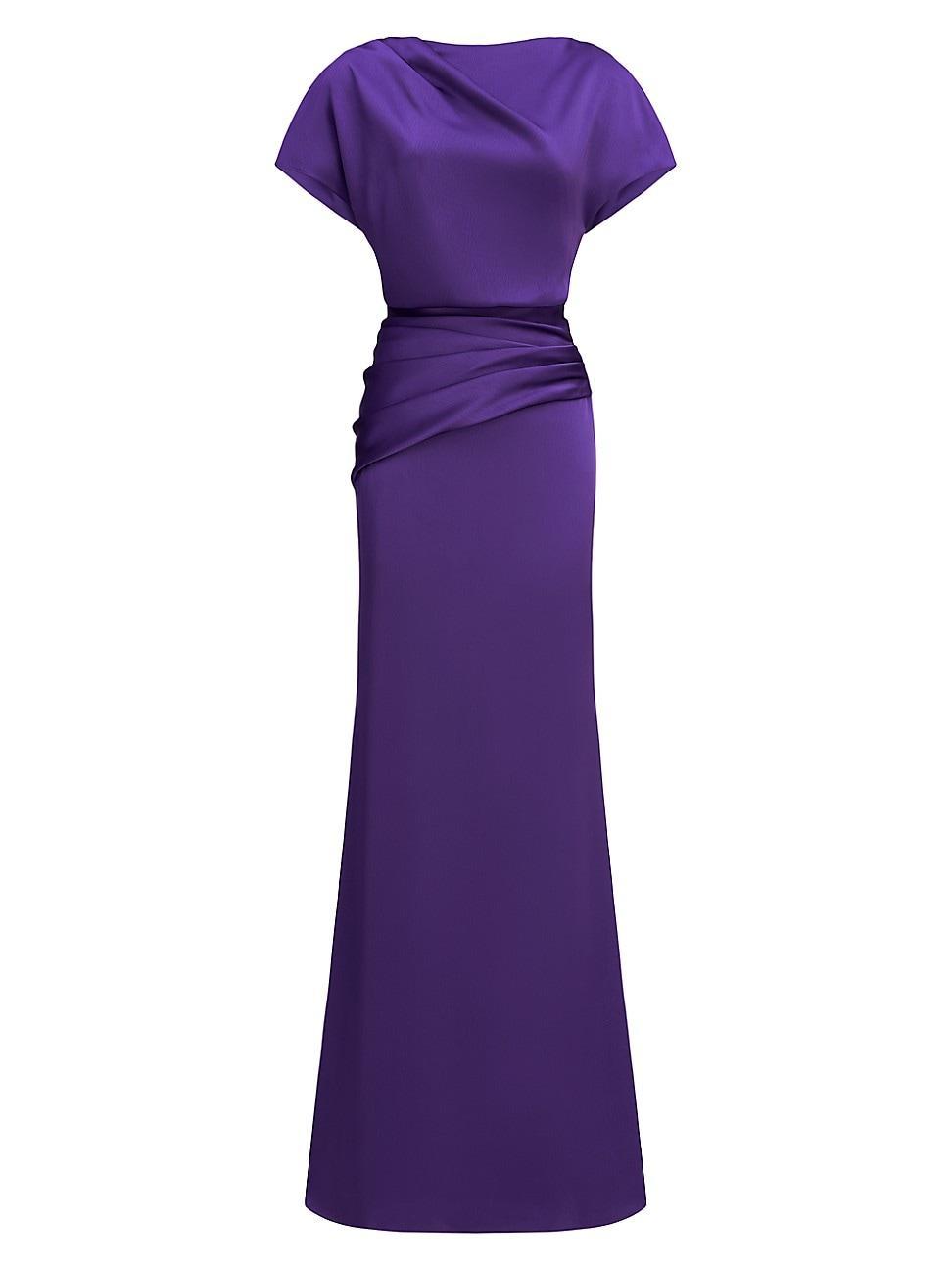 Womens Lissandra Satin Gown Product Image