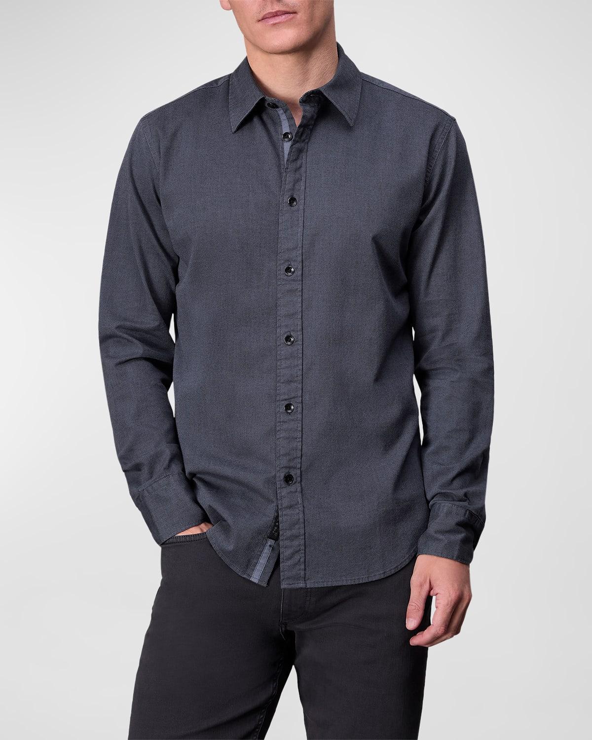 Mens Tomlin Cotton Button-Front Shirt Product Image