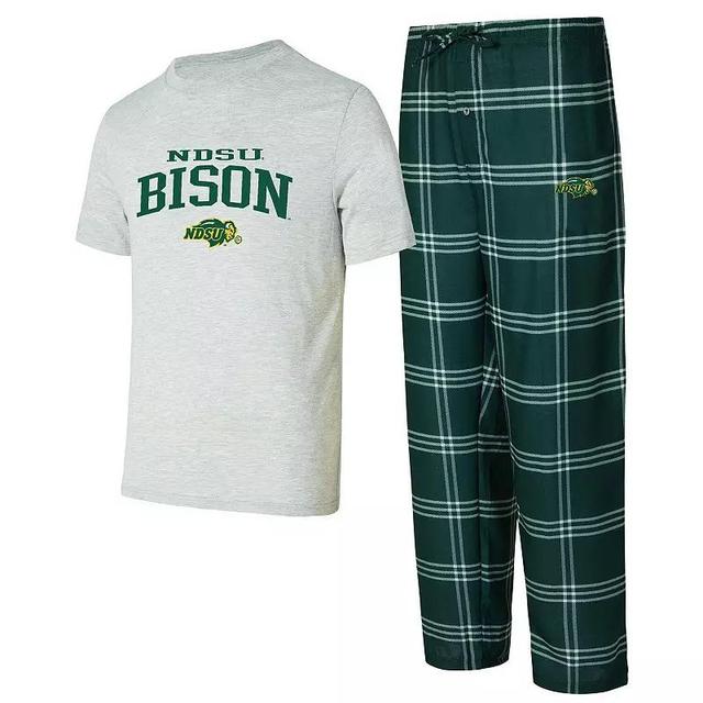 Mens Concepts Sport NDSU Bison T-Shirt & Pants Sleep Set Product Image