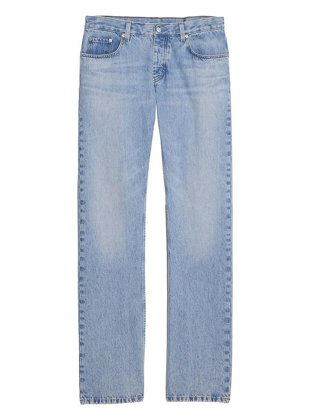 Mens Low-Rise Straight-Leg Jeans Product Image