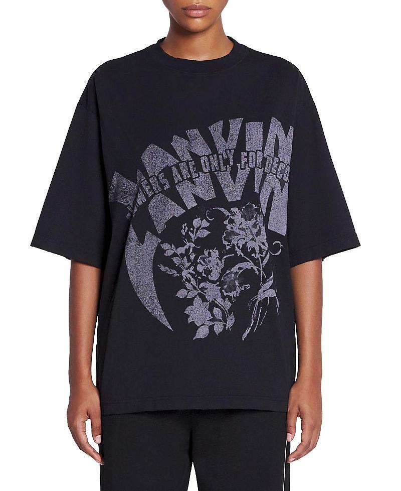 Mens Lanvin Lab x Future Logo Cotton T-Shirt Product Image