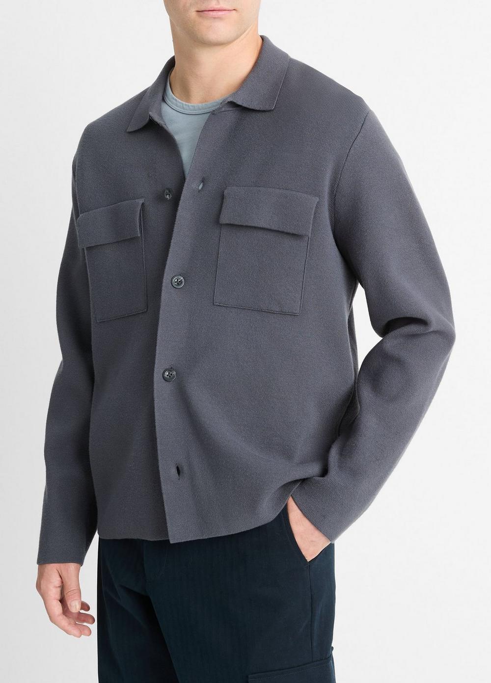 Milano-Stitch Shirt Jacket Product Image