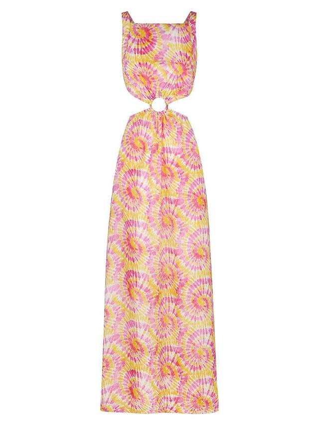 Womens Paros Tie-Dye Maxi Dress Product Image