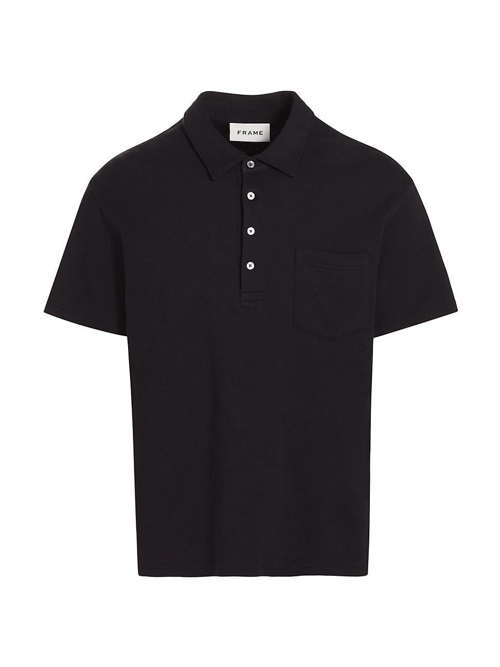 Mens Duo Fold Ribbed Polo Product Image