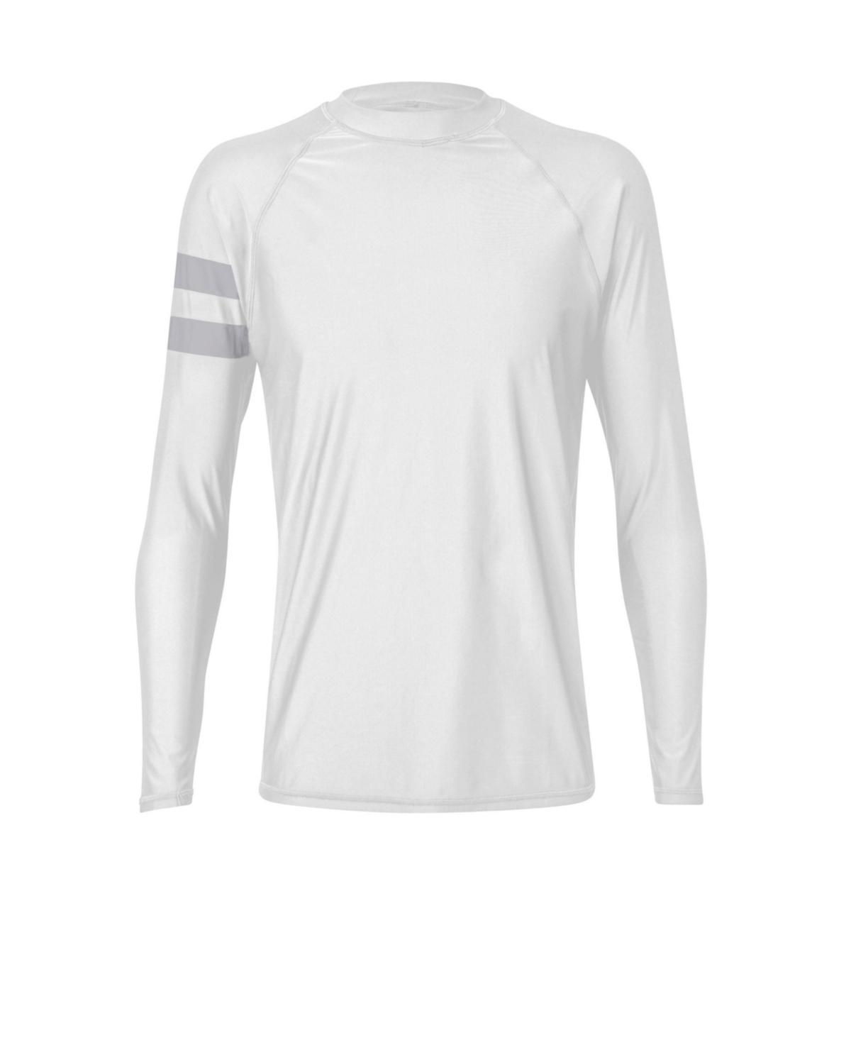 Snapper Rock Mens White Arm Band Ls Rash Top Product Image