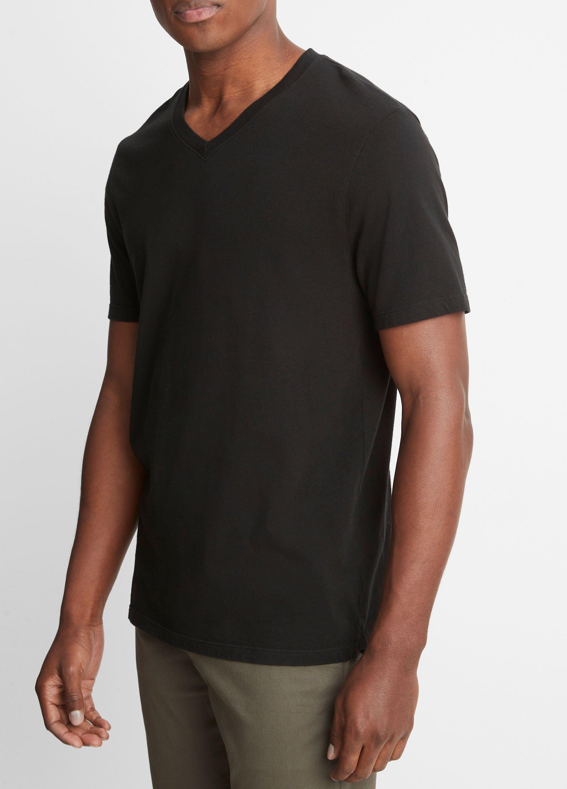 Garment Dye Short Sleeve V-Neck T-Shirt Product Image