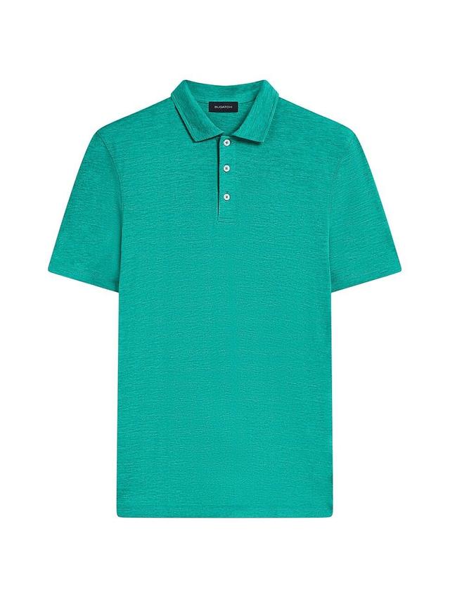 Mens Ribbed Short-Sleeve Shirt Product Image