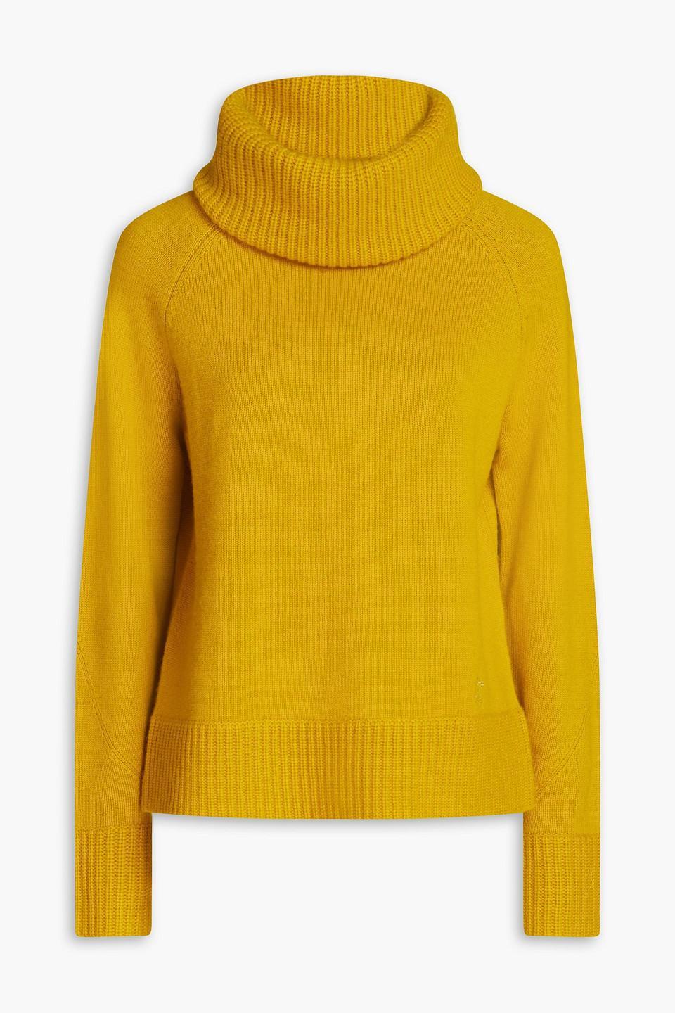 Cashmere Turtleneck Sweater In Mustard product image