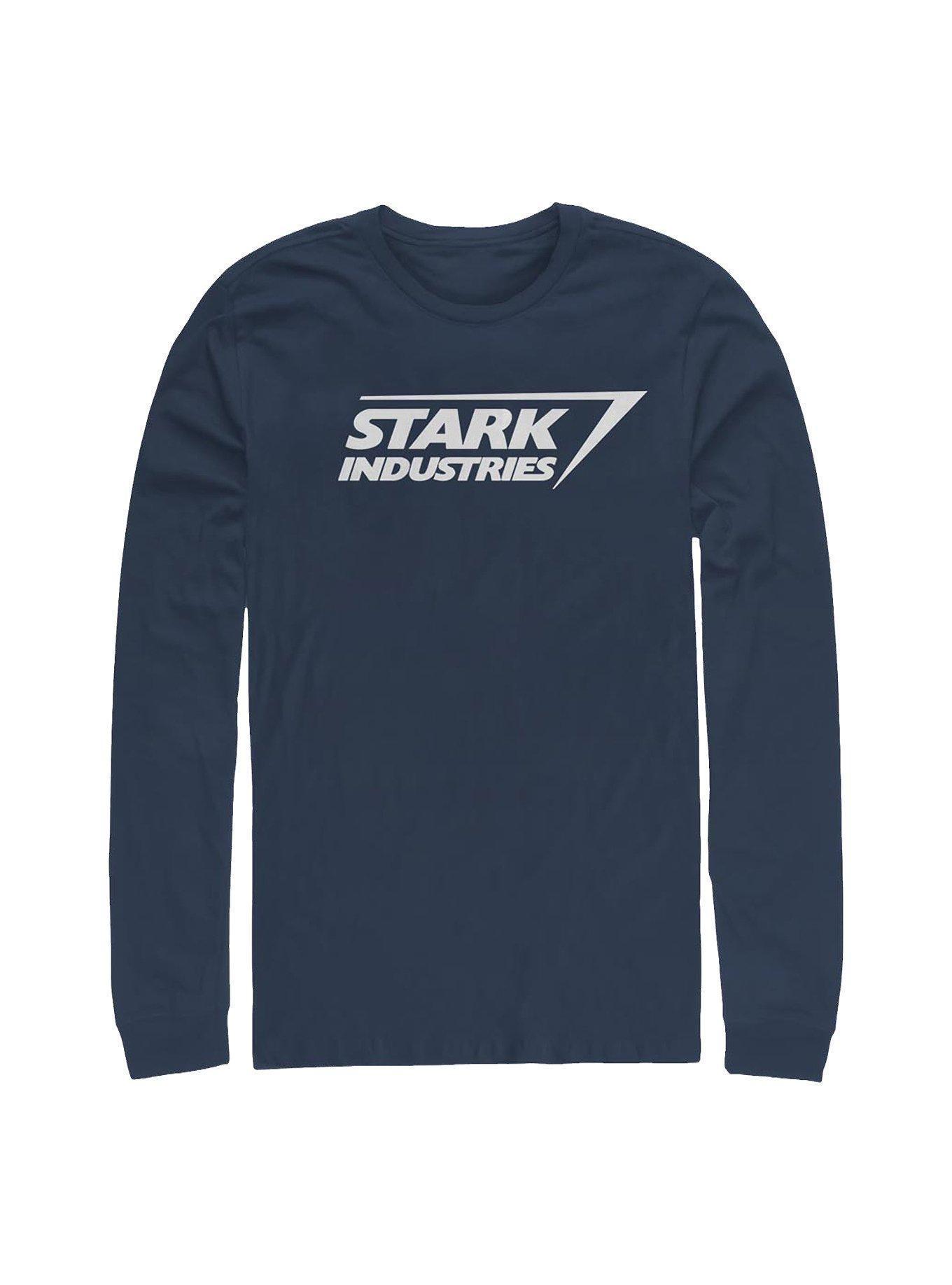 Marvel Iron Man Stark Logo Long-Sleeve T-Shirt Product Image