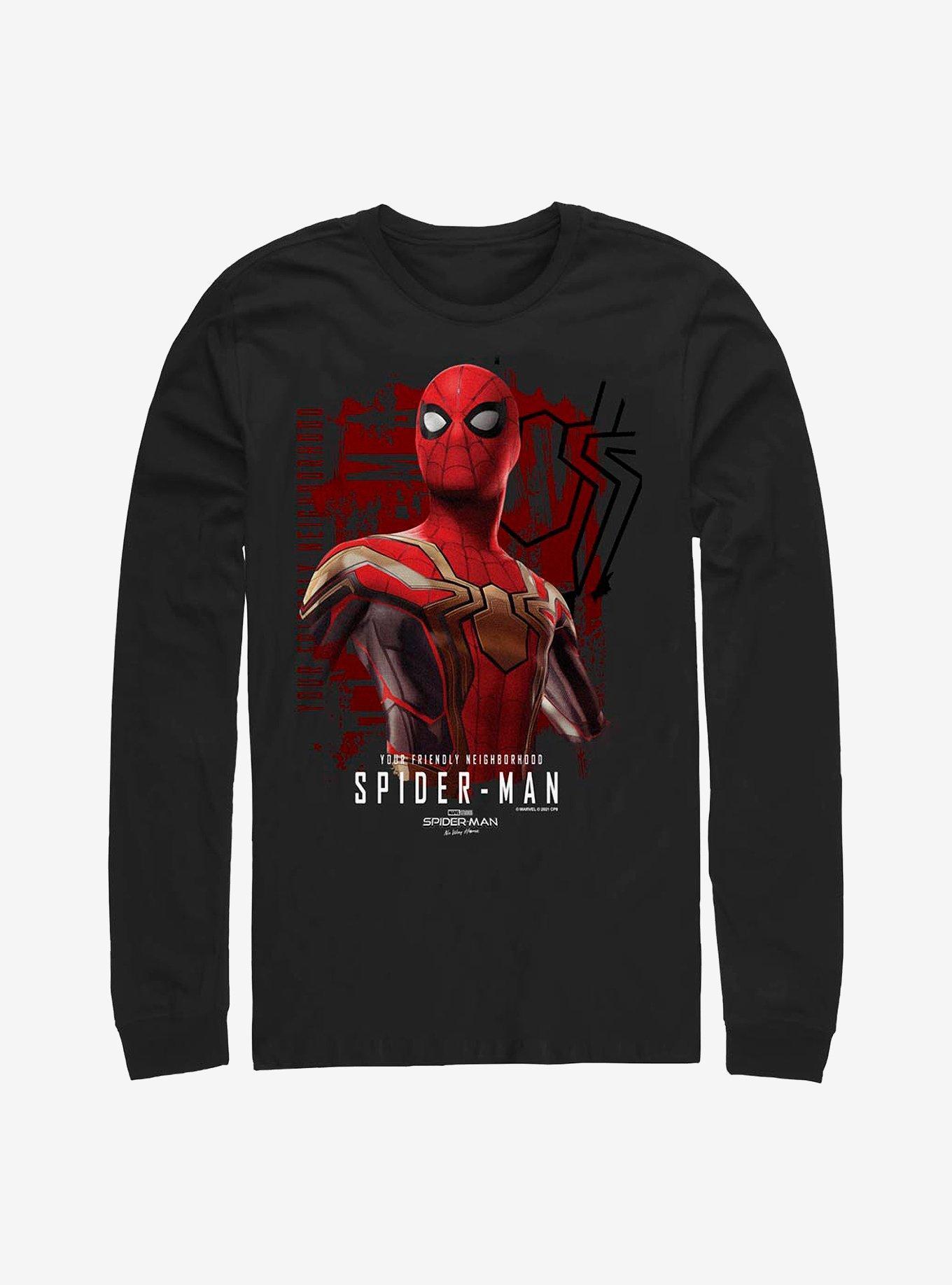 Marvel Spider-Man The Hero Long-Sleeve T-Shirt Product Image