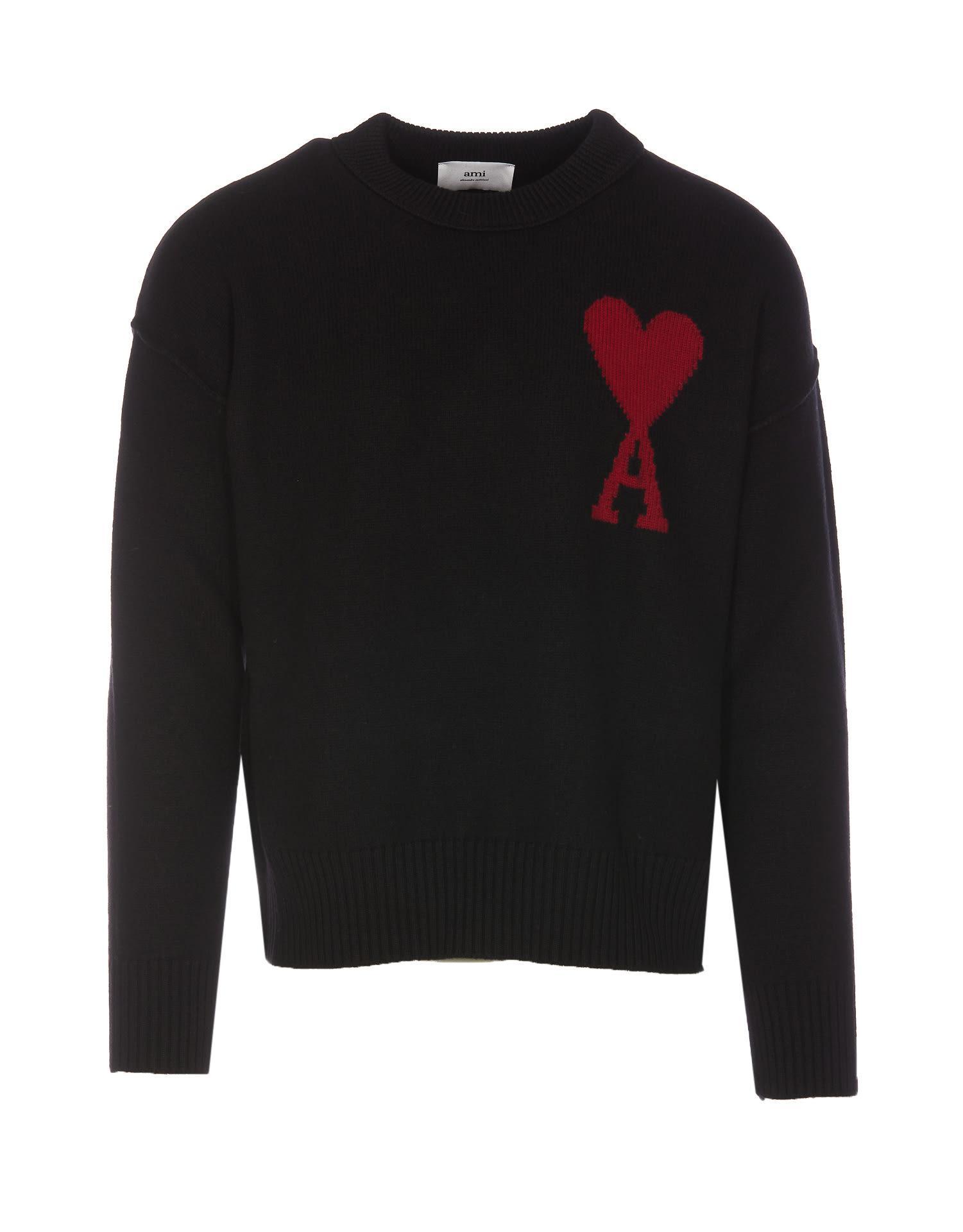 Logo-intarsia Wool Jumper In Multicolor Product Image