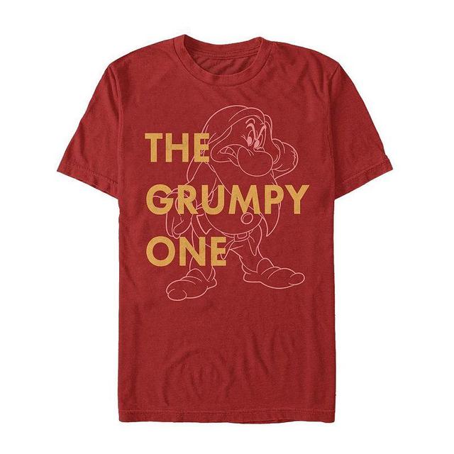 Disney Mens Grumpy Old Dwarf Short Sleeve T-Shirt Product Image