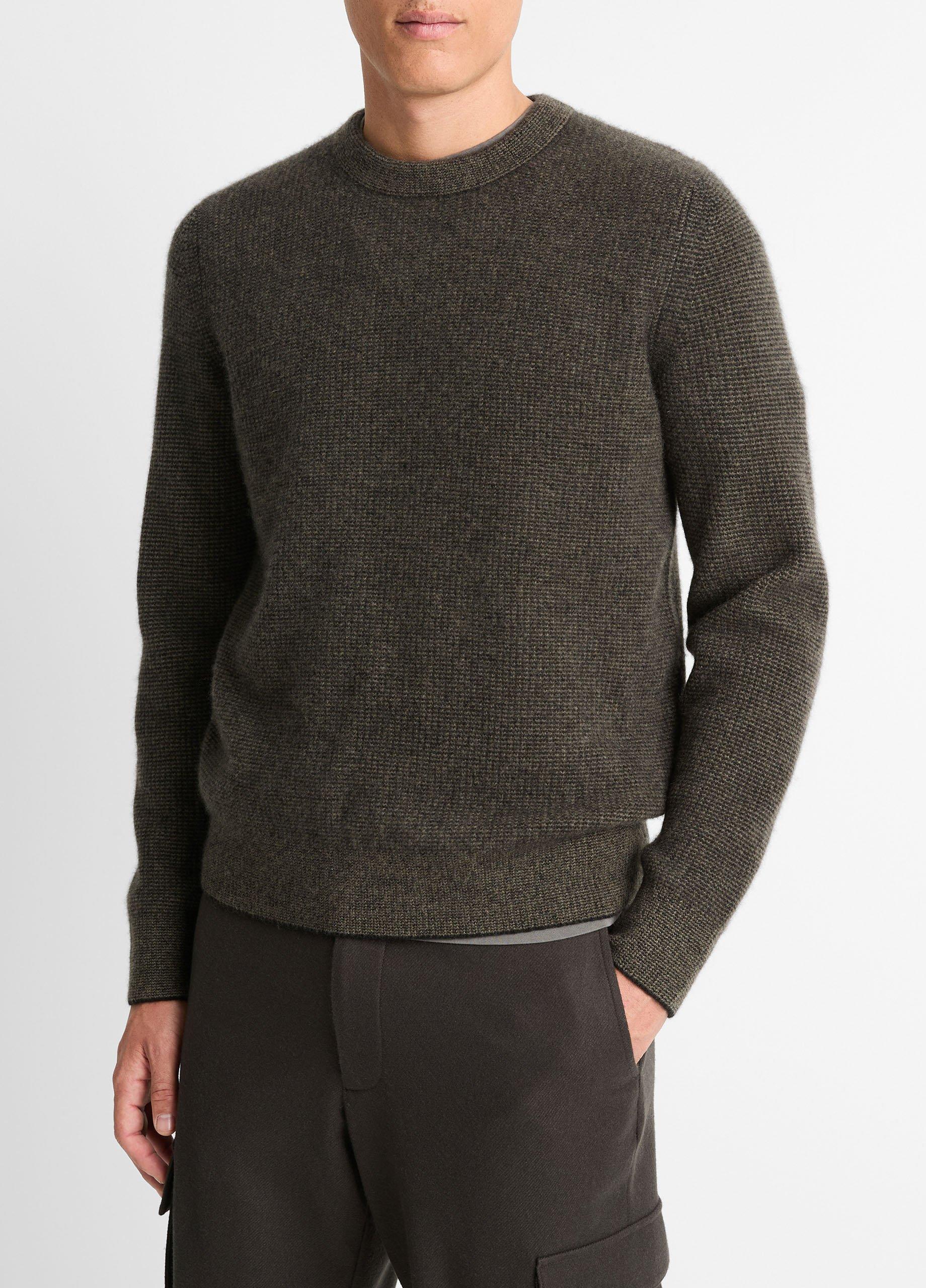 Plush Cashmere Thermal Crew Neck Sweater Product Image