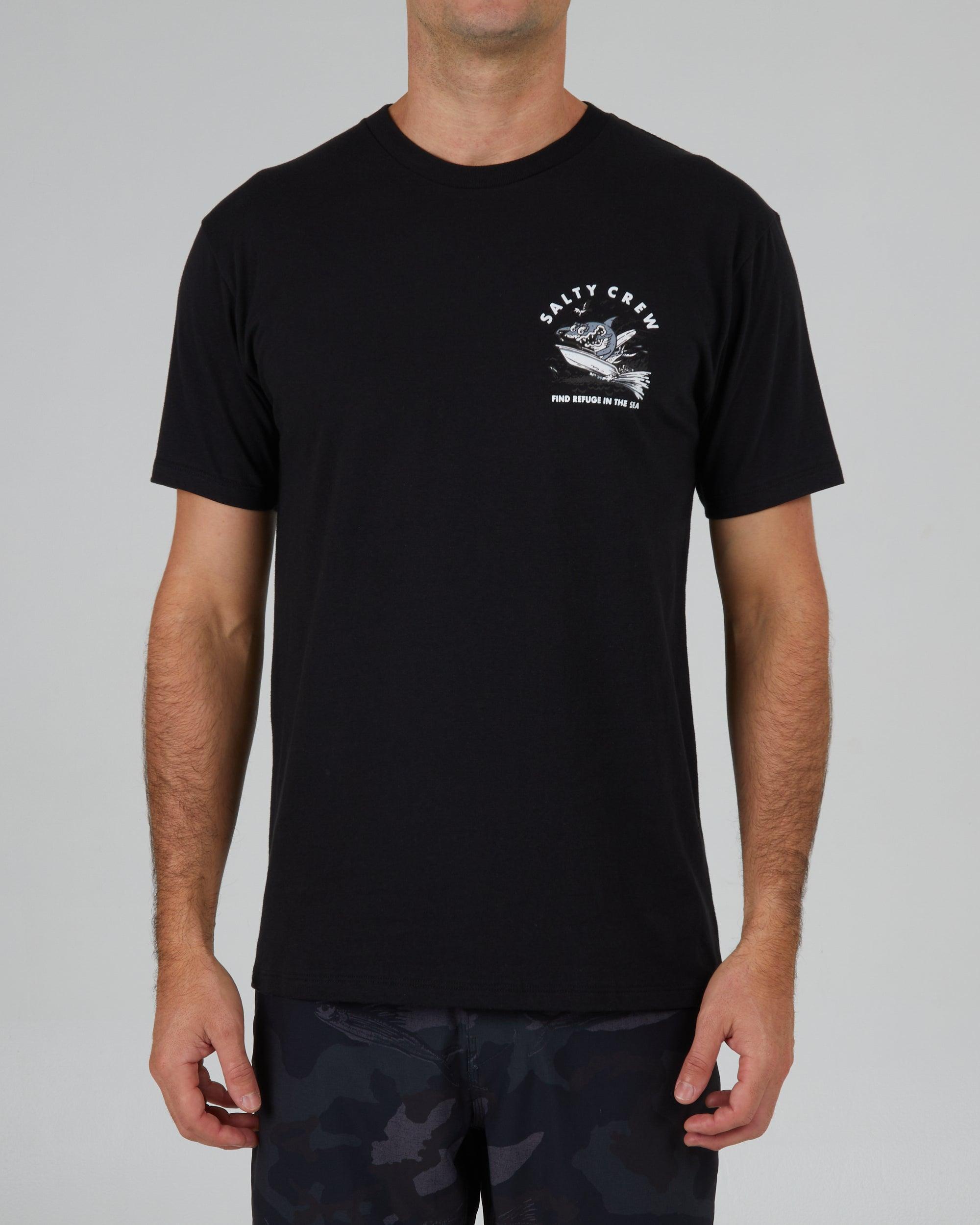 Hot Rod Shark Black S/S Premium Tee Male Product Image