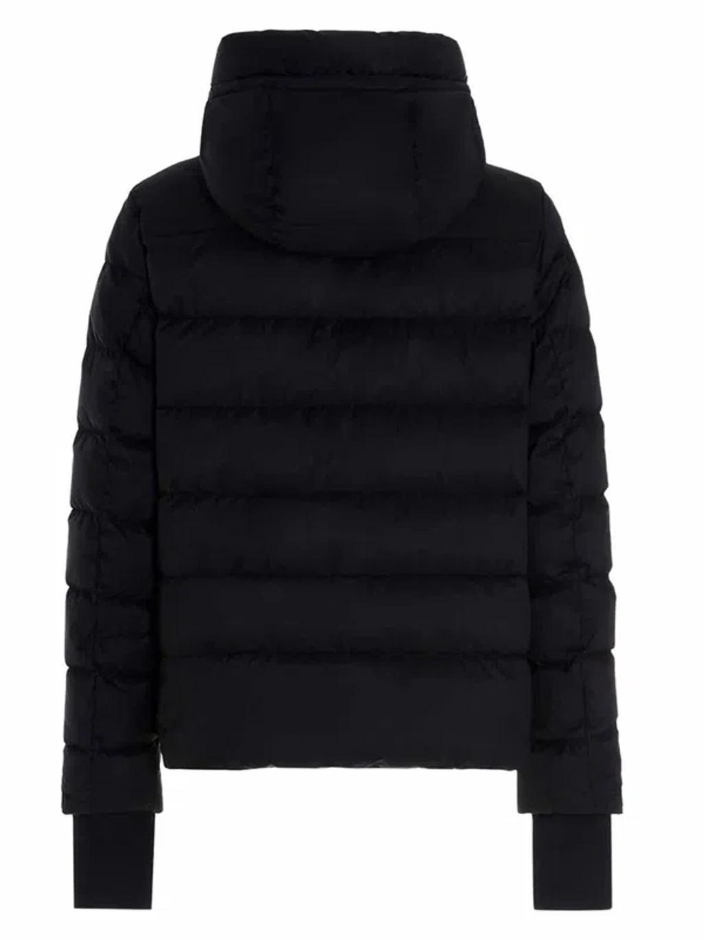 Camurac Hooded Quilted Nylon Down Jacket In Black Product Image